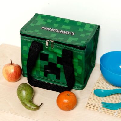 Minecraft Thermo Cool Picknicktaschen, Kinder Schule Mittagessen, Picknick Büro Tasche
