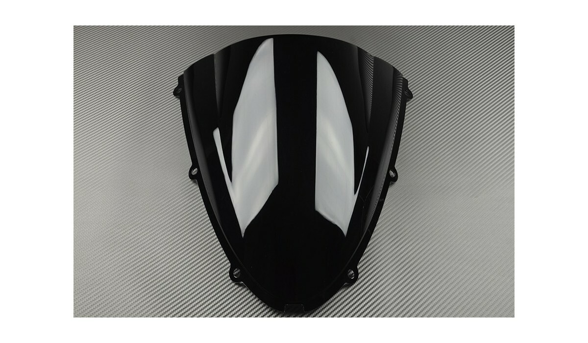 Pare-brise Kawasaki ZX6R bulle noire moto Ninja ZX-6R 2007 2008 ZX600P