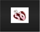 DESIGNO ALAN K STERLING SILVER PENDANT HEART 381 PINK UNIQUE RARE — photo 1