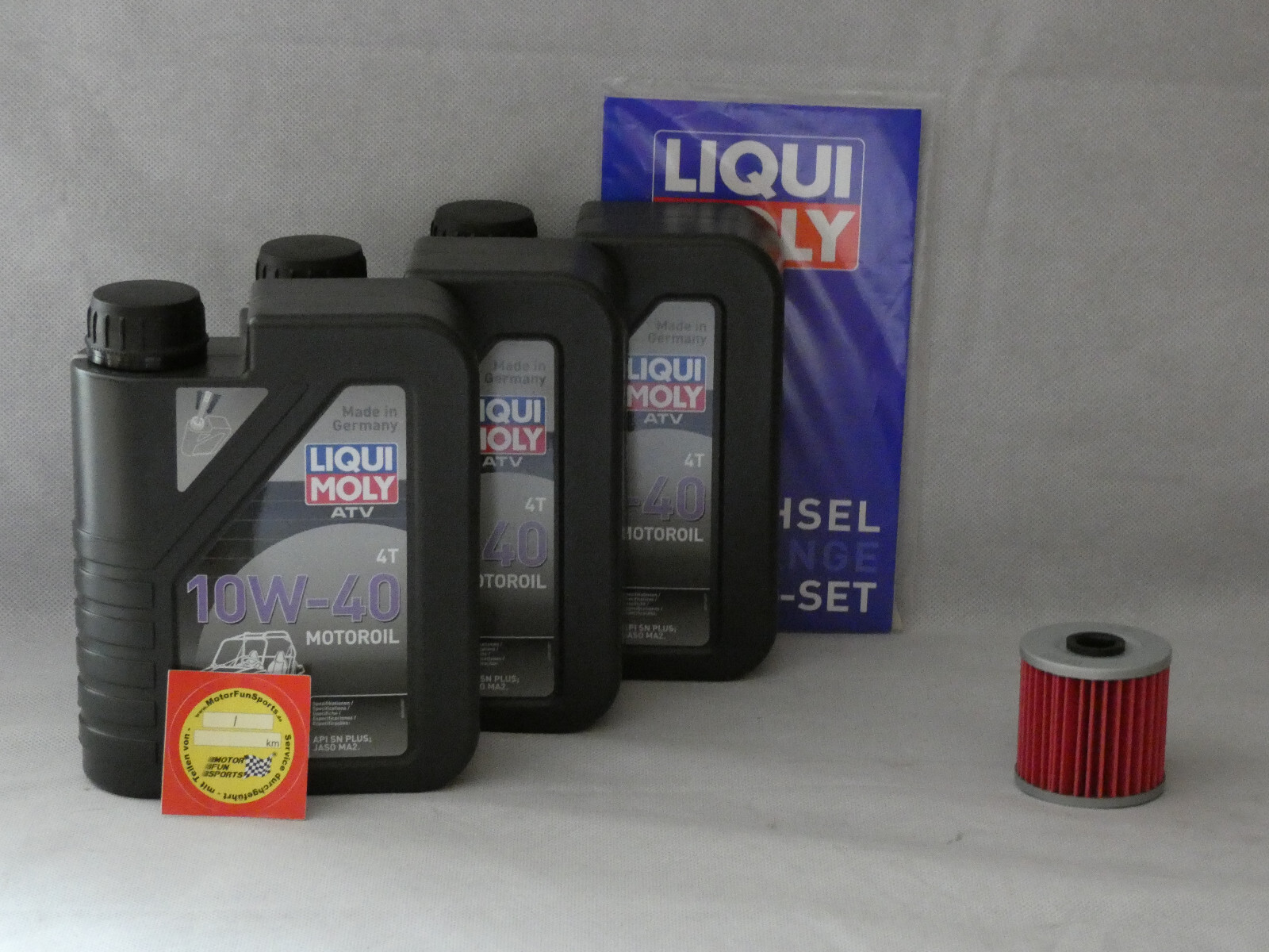 Oil Change Set Kawasaki KLF 220 Bayou from 2003 Oil Oil Filter
