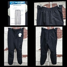 38x32 1/2" New XL tall Slalom Black Insulated Snow Pant elastic waist x-large 38