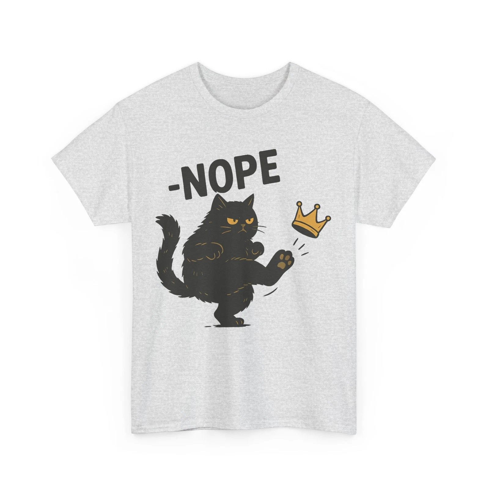 No Kings Black Cat T-Shirt