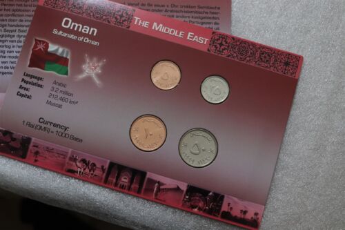 🧭 🇴🇲 OMAN SEALED COIN SET WITH COA B63 #32 - Picture 2 of 6