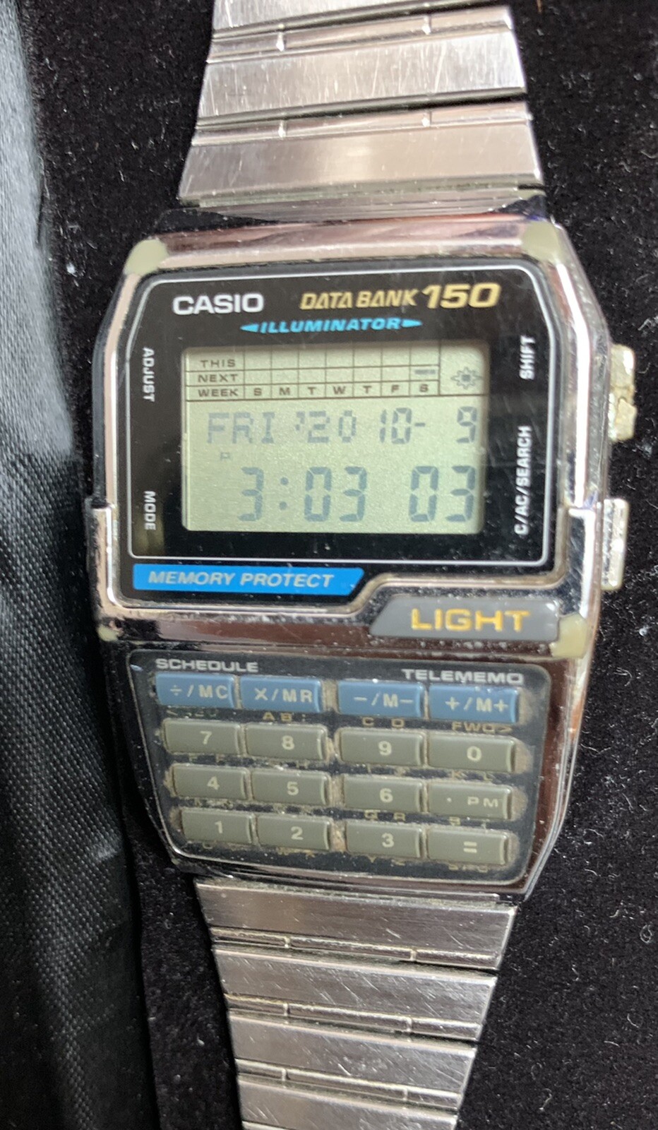 casio databank 150 illuminator