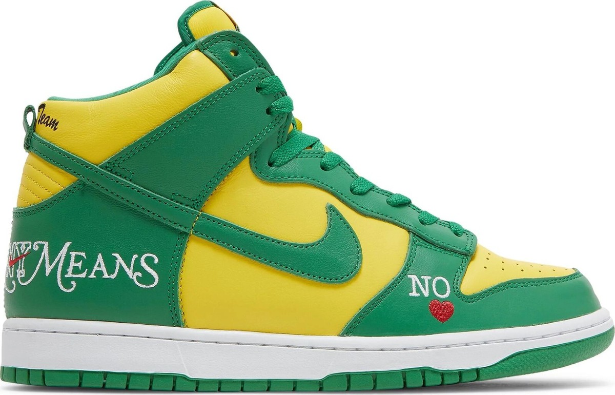 Size 13 - Nike Supreme x Dunk SB High By Any Means - Brazil