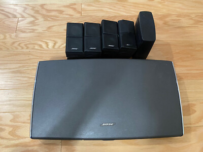 Bose Lifestyle AV35 Console and 4 Speakers And SL2 Receiver No Adapters