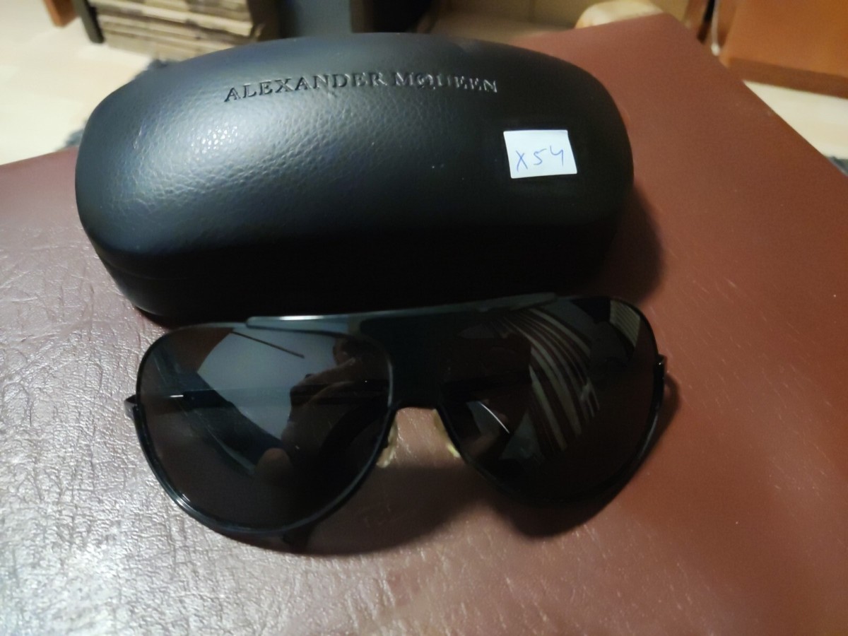 VINTAGE DUNHILL DU 51603 BLACK PILOT SUNGLASSES MADE IN  display picture 1