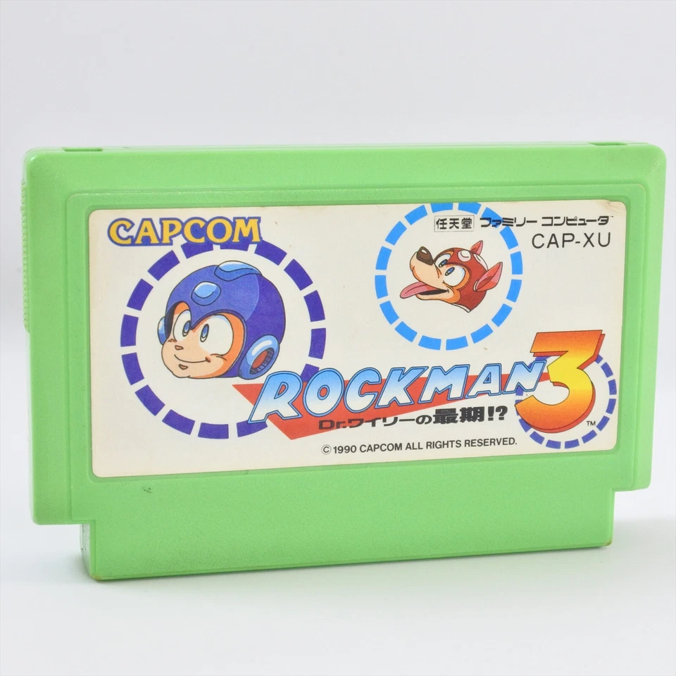 ROCKMAN 3 Megaman Cartridge Only Famicom Nintendo fc - Image 2 of 2