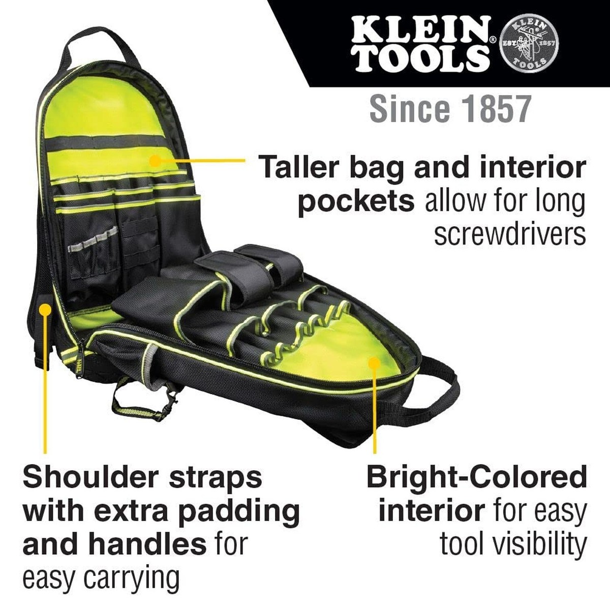 Neu! ‎– Neu! Klein Tools 55597 Tool Bag Backpack, Tradesman Pro Tool Organizer