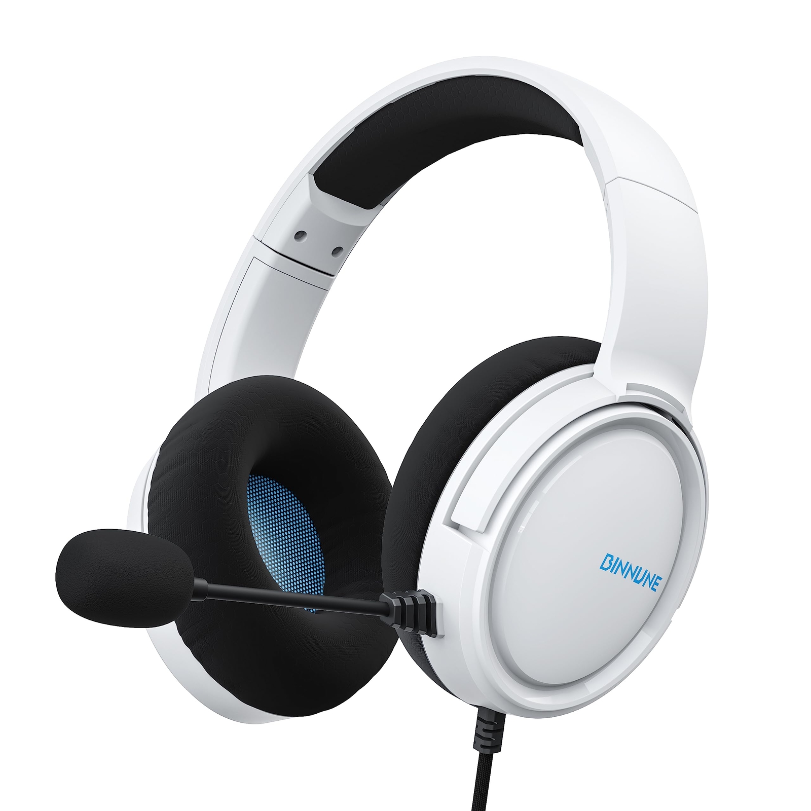 BINNUNE Gaming Headset with Mic for PS5 Xbox Series S|X PS4 Xbox One PC Switc...