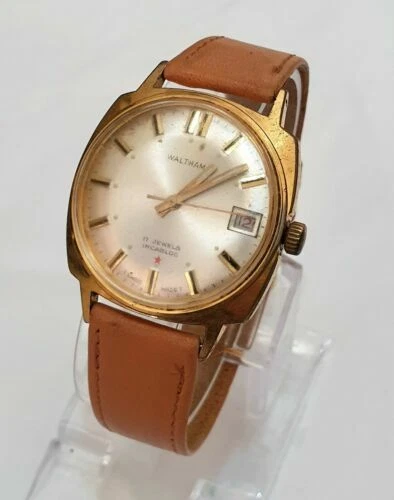 Waltham Leather Band Wristwatches