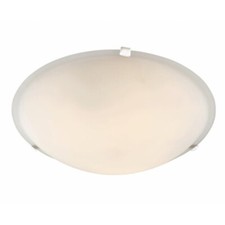 Trans Globe TGL 15' Marbleized Colored Clips Flush Mount In White - 58701 WH