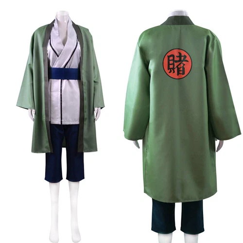 Anime Naruto Shippuden Hokage Tsunade Cosplay Costume Full Set Halloween Outfits - Picture 6 of 13
