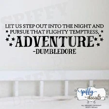 Harry Potter Albus Dumbledore Flighty Temptress Adventure Vinyl Wall Decal Decor