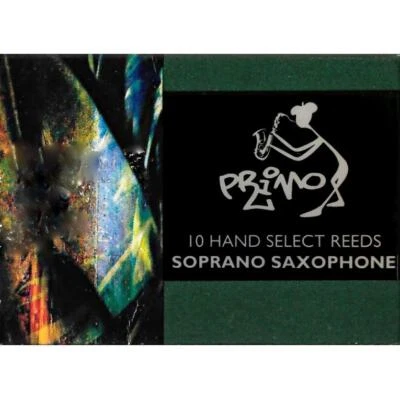 Primo Bb Soprano Saxophone Reeds Strength 3.0, Box of 10
