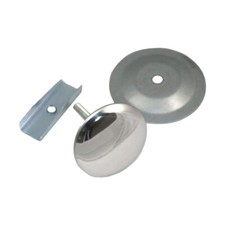 Partsmaster Pro Bolt Style Sink Hole Cover, 2" Stainless 58429