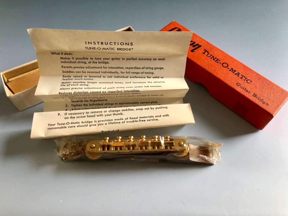 1959 Gibson ABR-1, Gold Plated, UNUSED CONDITION…L@@K | eBay