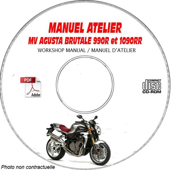 Manuel atelier MV Agusta Brutale 990 R pour entretien régulier du moteur