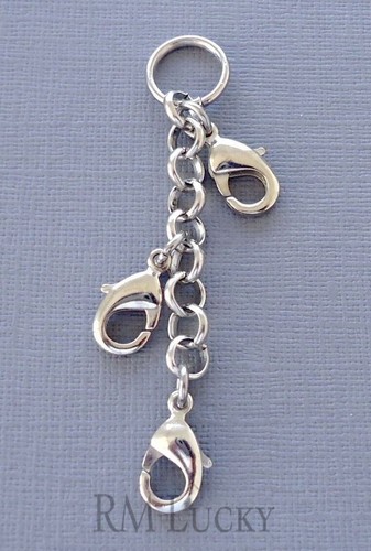 Extender 2,5" Rollenkette 6 mm passt schwimmend Charm Medaillon Halskette - Bild 5 von 11