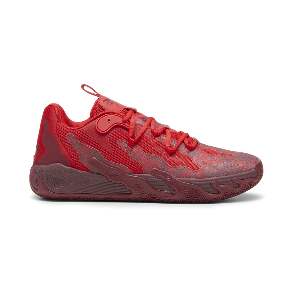 Мужские красные спортивные кроссовки Puma Mb.03 Lo Team Basketball 31051902