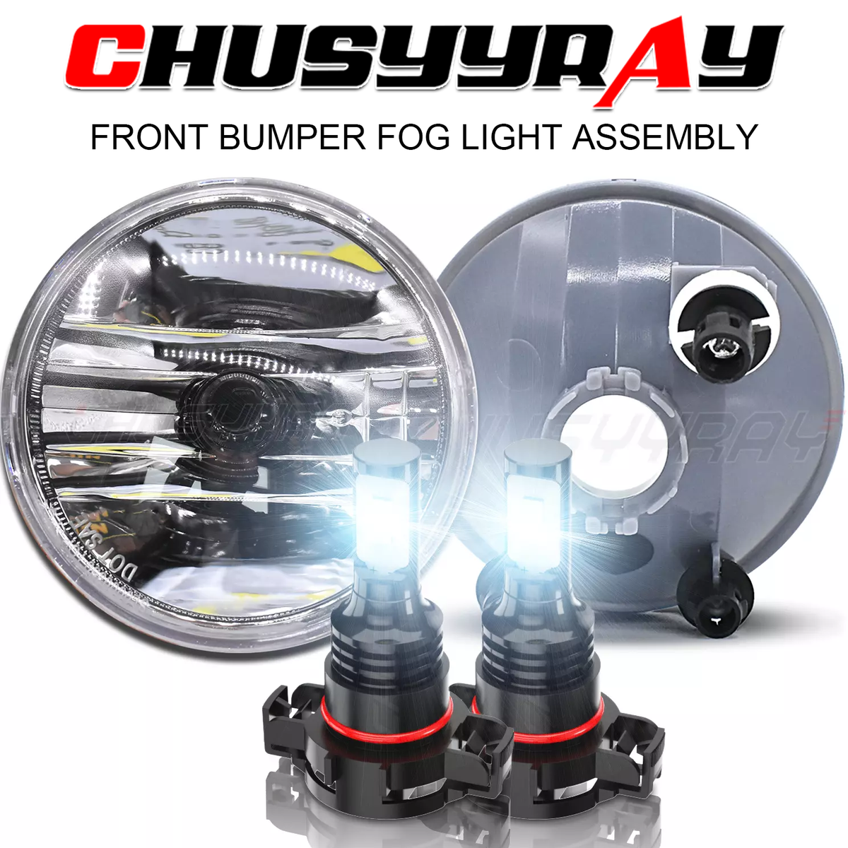 Buy JDM SMOKE CRYSTAL CLEAR FRONT BUMPER FOG LIGHTS LAMPS 00-06 GMC YUKON XL SIERRA In Walnut - Foto 5