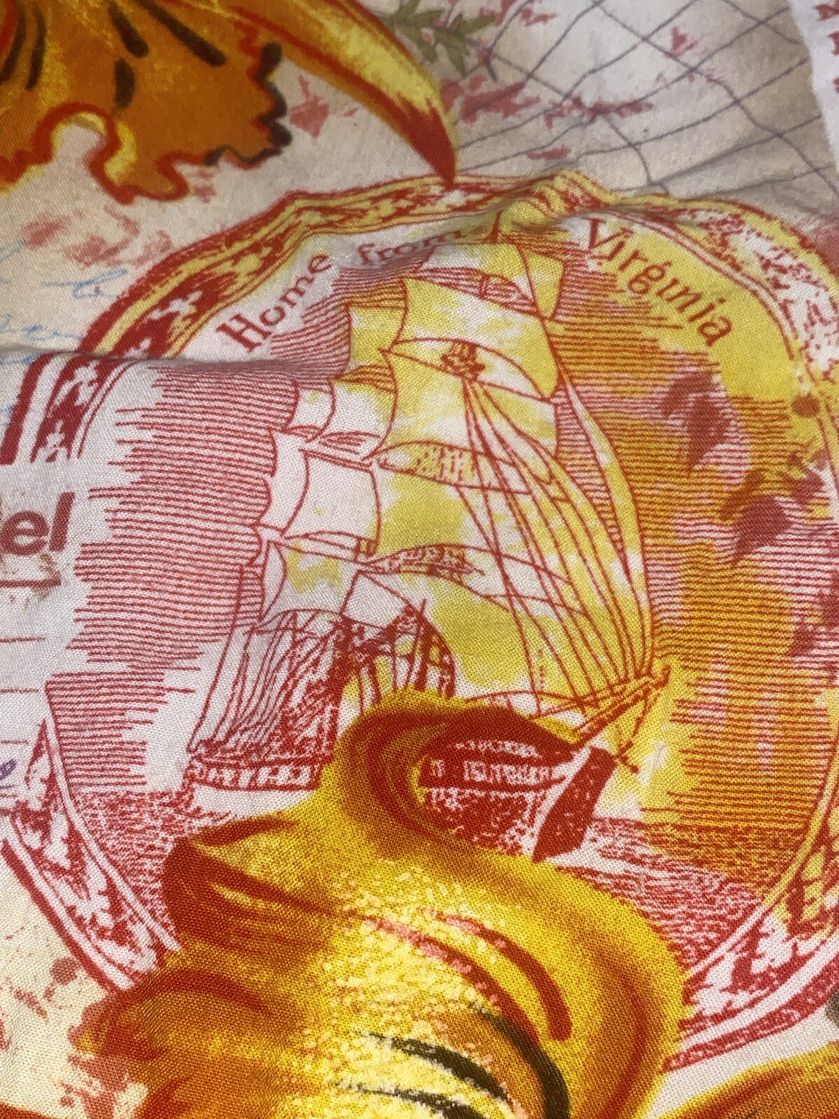 Vintage 80s Jams World World Traveler Hawaiian Ships Hula Hibiscus Rare XL image 6