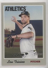2019 Topps Heritage Lou Trivino #55 b3e