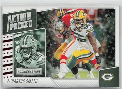 2020 Panini Rookies & Stars Action Packed Za'Darius Smith #19 Green Bay Packers