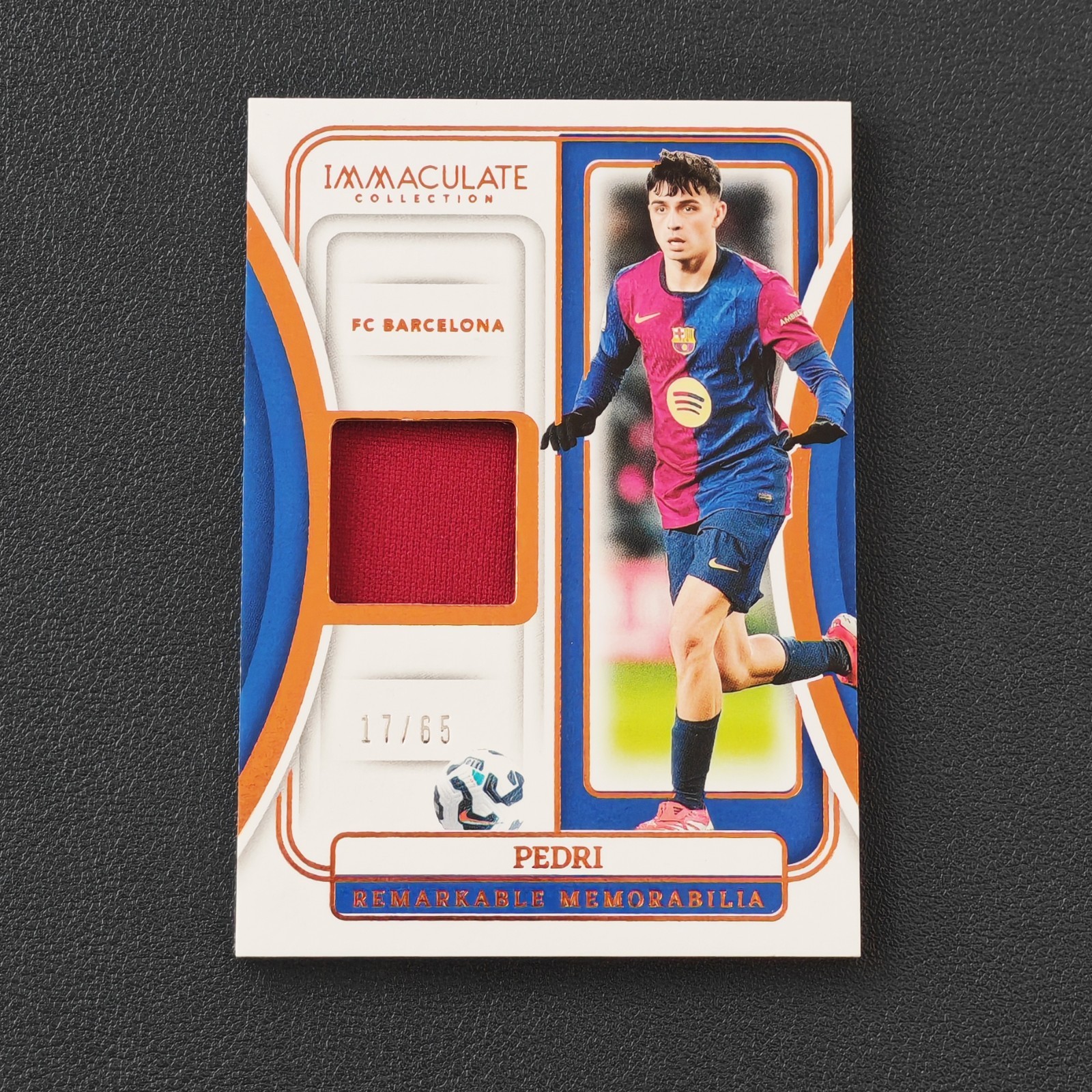Pedri 2024-25 Panini Immaculate Remarkable Memorabilia #RM-P Patch /65