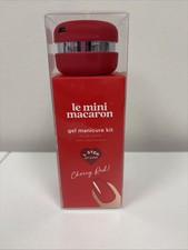 Le Mini Macaron Mini Gel Nail Polish Kit Cherry Red 5 Piece Kit New B101-6