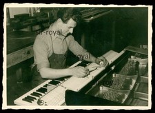 Amburgo 1961 - Steinway & Sons ditta pianoforti e pianoforti - anni '60 - foto 10x7 cm