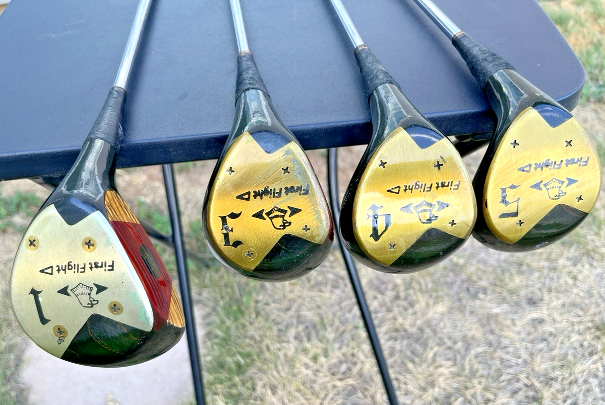 Vintage First Flight Golden Eagle LH Blk Maple Woods 1,3,4,5 NALG