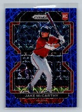 2022 Panini Prizm #47 Jake McCarthy Blue Velocity Prizm