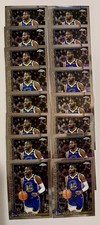 2025-2026 Topps Chrome Jonathan Kuminga Golden State Warriors Card Lot of 16