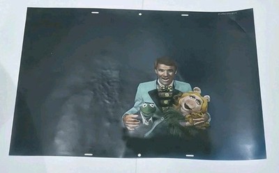 Original 1979 The Muppet Movie Production Cel Painting Steve Martin Kermit Rare