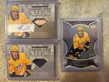 2023-24 Black Diamond Luke Evangelista RC Diamond Debut Relics & Auto /49- /399