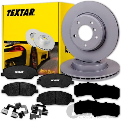 TEXTAR BREMSSCHEIBEN 321mm + BELÄGE VORNE passend für KIA SORENTO 3 UM 2WD + 4WD