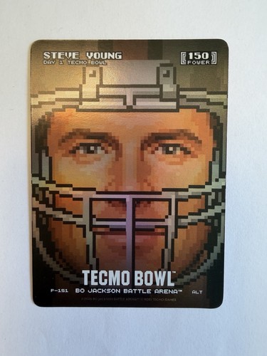 Bo Jackson Battle Arena Tecmo Day 1 Pixel Promo Alt Steve Young