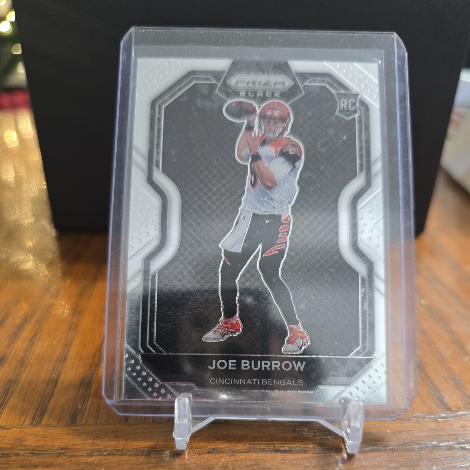 2020 Panini Chronicles - Prizm Black Joe Burrow #PB-1 (RC) Cincinnati Bengals