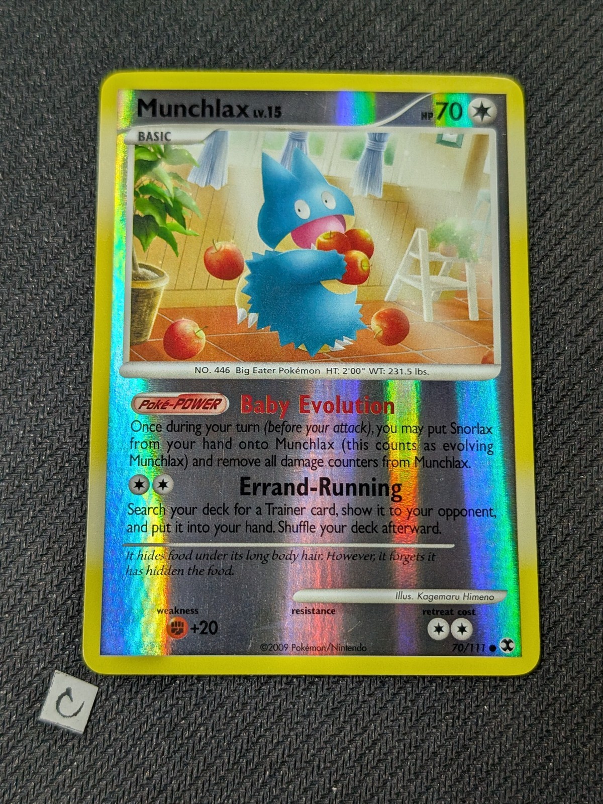 Munchlax 70/111 - Rising Rivals Reverse Holo Pokemon TCG NM