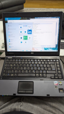 Computer Laptop HP Compaq 6510b  Intel Celeron M 2,1GHz 232GB HDD 4GB DDR2 RAM