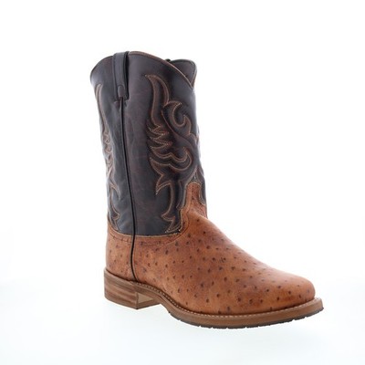 Abilene Boots 6750 Mens Brown Leather Slip On Cowboy Western Boots 13