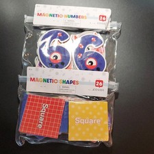 Magnetic Numbers  Shapes Set - 26 Count - Ages 4-7 - Recommended Age 4 Years