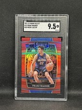 Franz Wagner 2021-22 Panini Select #15 Red Prizm /199 Rookie RC SGC 9.5