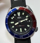 Seiko 7002 700A PEPSI Scuba Divers Watch Automatic Year 1990 vintage Original