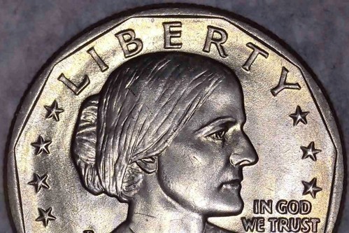 Moneda de un dólar 1979 P Susan B Anthony troquel grieta error inverso - Imagen 5 de 8