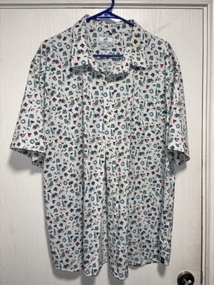 Southern Tide Intercoastal Performance Stretch Go With The Float Men's Shirt XXL