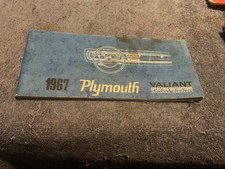1967 Plymouth Valiant Owners Manual