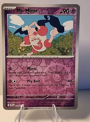 Mr. Mime 058/159 Sv09: Journey Together Reverse Holo Pokémon TCG NM 