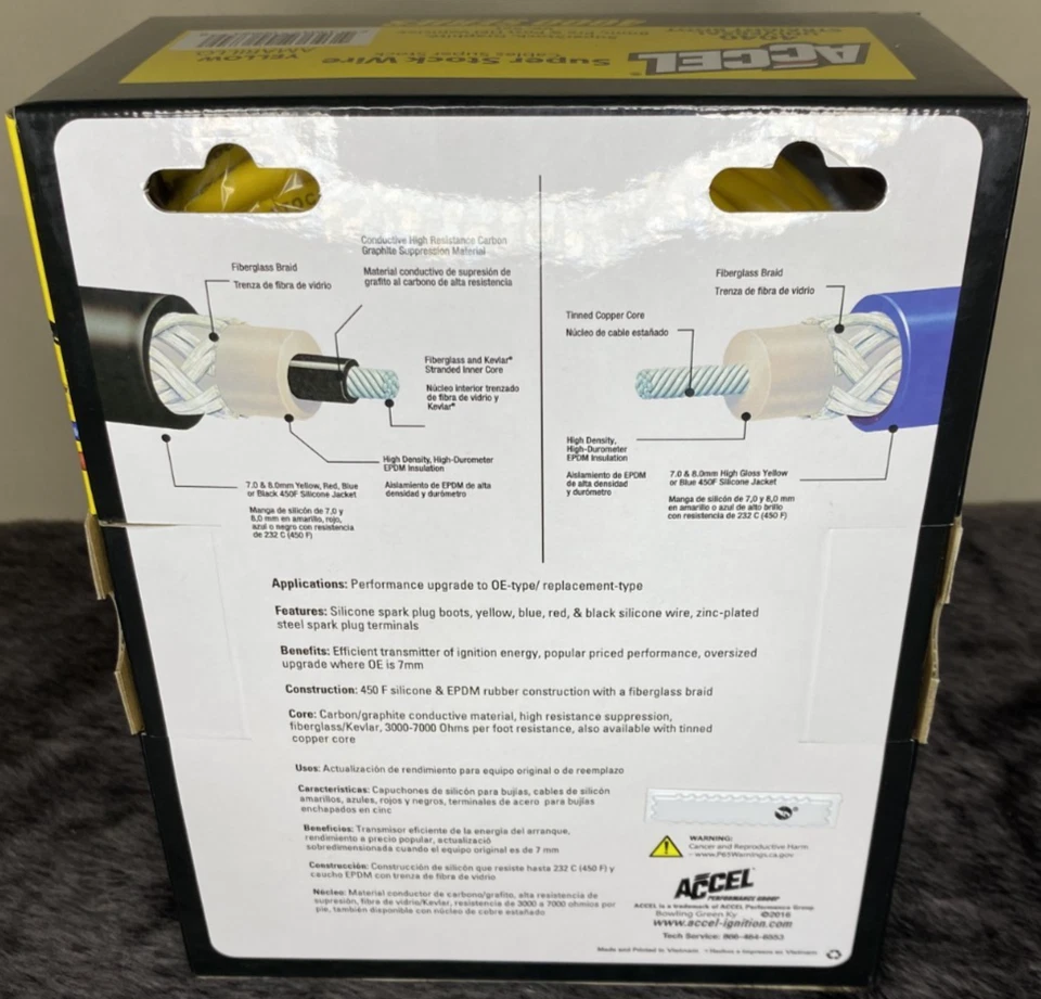 Accel Super Stock Spark Plug Wire Set 4040 - Image 2 of 4